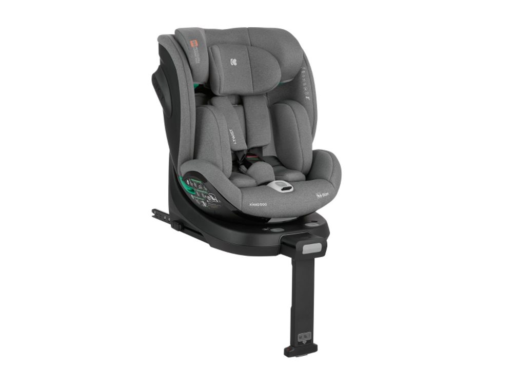 KikkaBoo Autosedačka 40-150 cm i-Twist i-SIZE Dark Grey