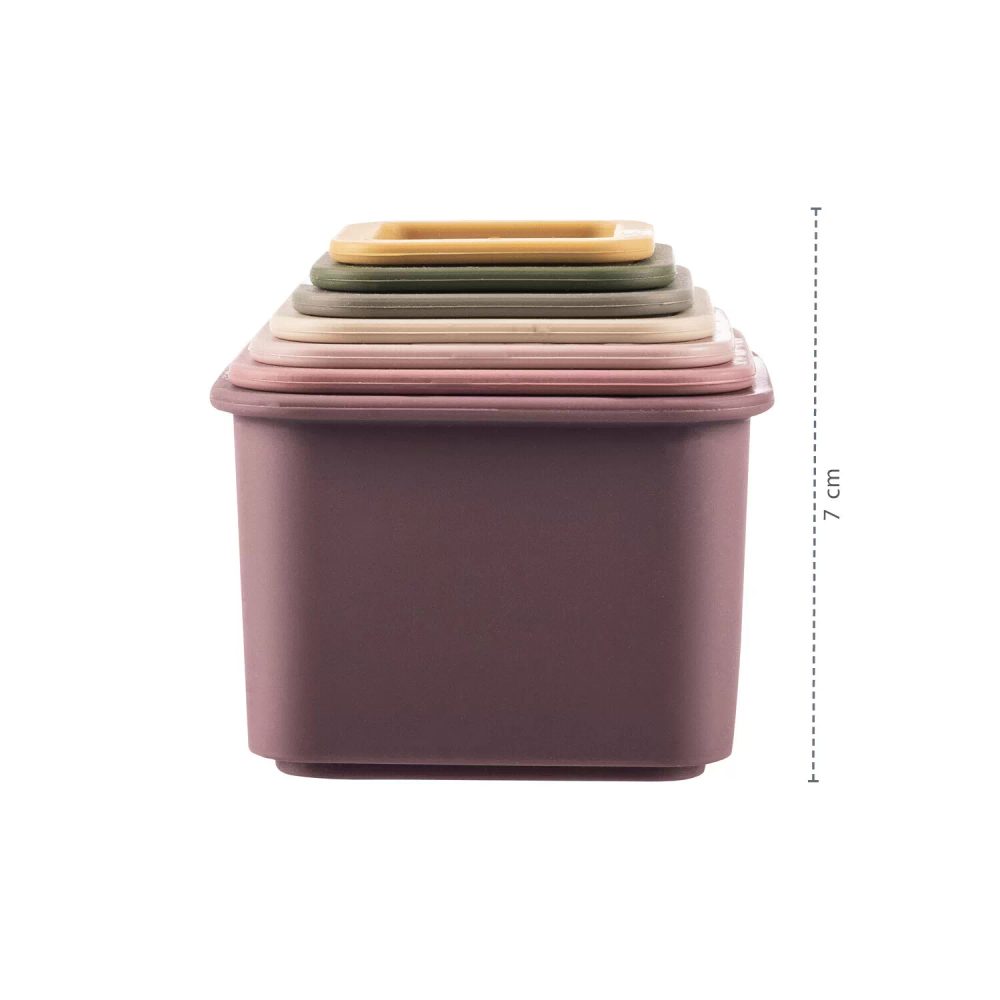 ZOPA Silikonové stohovací kalíšky - Multicolor (obrázek 4)