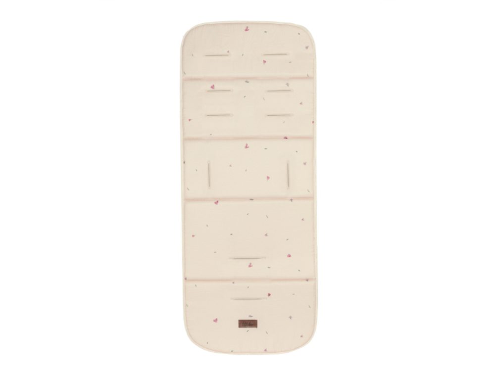 KikkaBoo Sedací podložka do kočárku Garden Beige