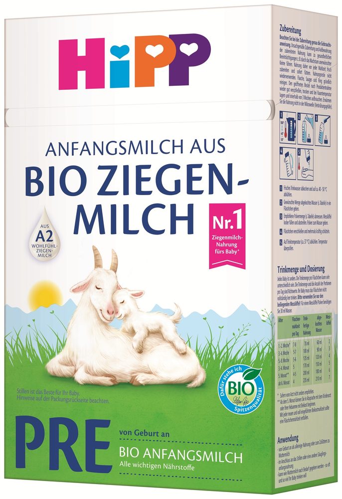 HiPP Kozí mléko HiPP 1 BIO od narození 400g 0m+ - EXPIRACE 20.10.2026