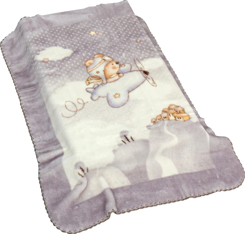 Scarlett Španělská deka 6378 šedá 80x110cm