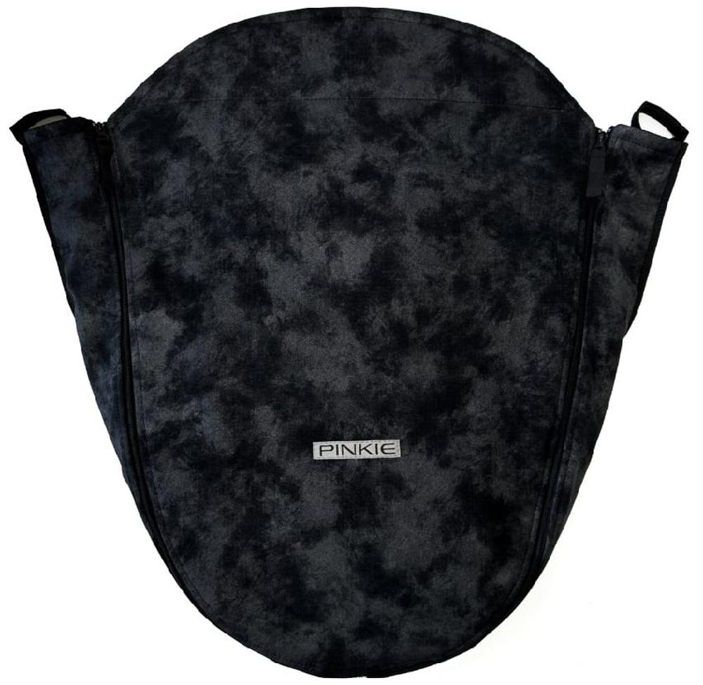 nánožník Faux Leather Black s funkční vrstvou