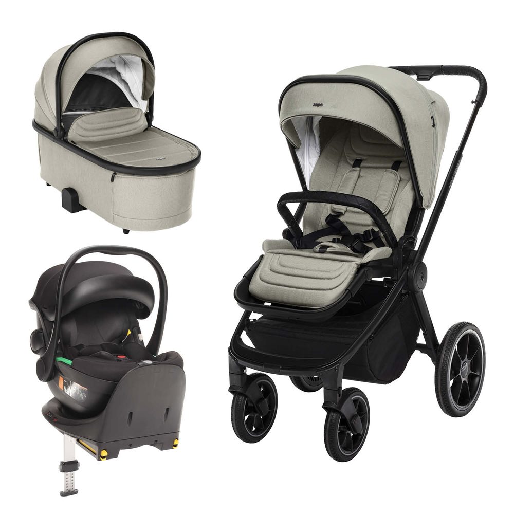 ZOPA Set Move Cross 3 + korba + autosedačka + báze - Boss Grey