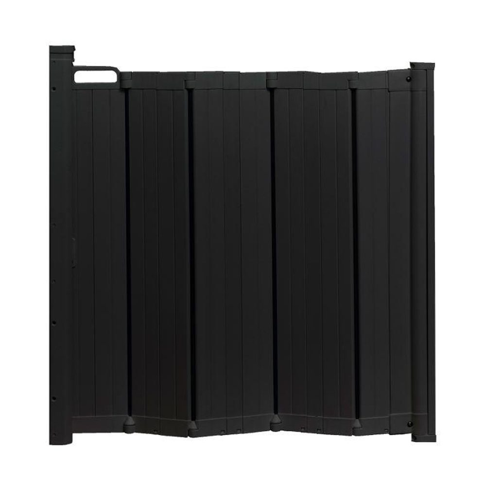 Baby Dan Zábrana Babydan Guard Me Black lamelová 55-89cm samoskládací