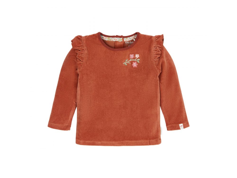 Little Dutch Triko dlouhý rukáv Deep Berry vel. 80