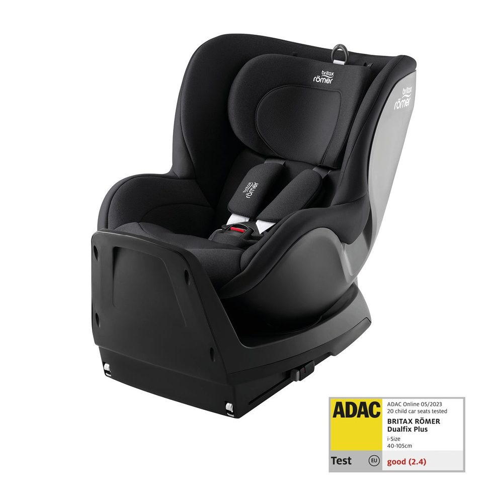 BRITAX-RÖMER Autosedačka Dualfix Plus Style - Carbon Black