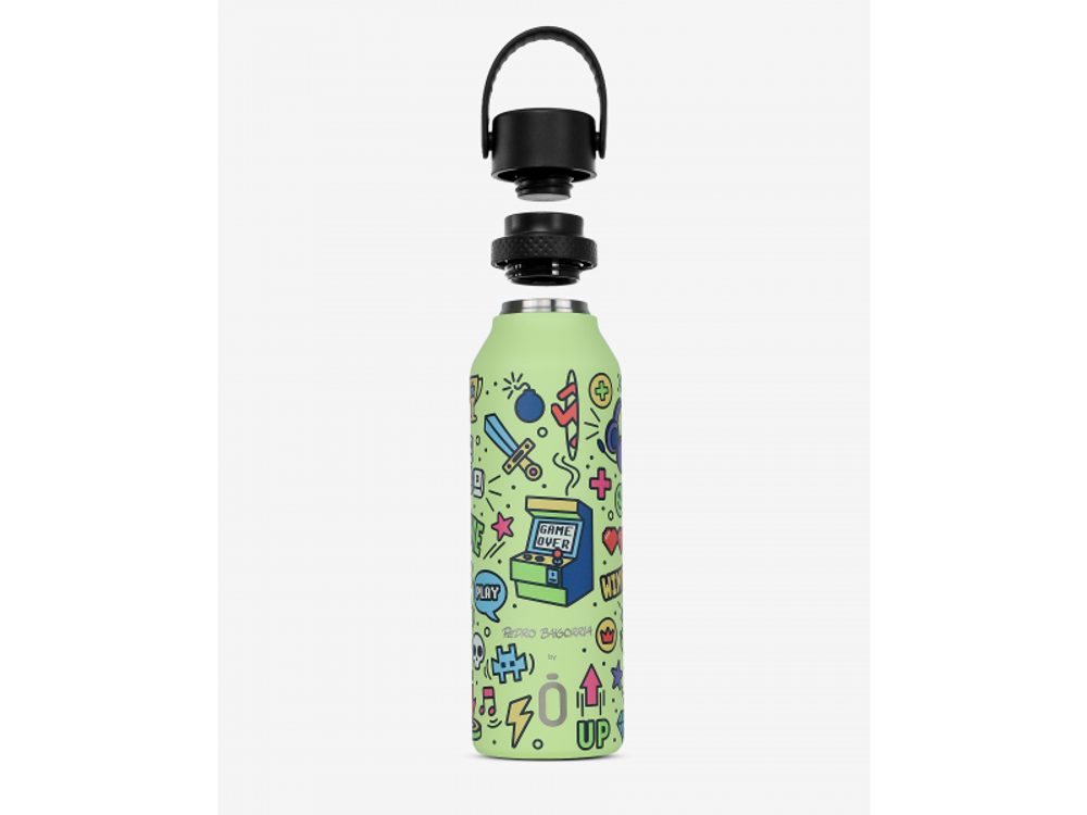 Runbott Termoláhev Mii 600 ml Retro Gamer Sharp Green (obrázek 3)