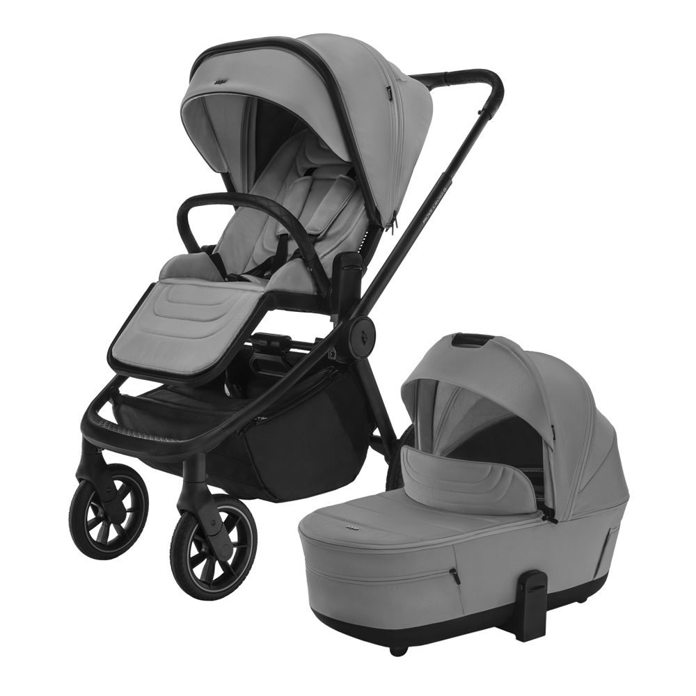 ZOPA Set Move Cross 5 + hluboká korba Move XL 5 + adaptéry - Shade Grey