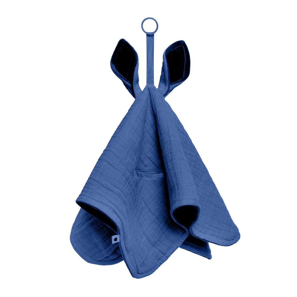 BIBS Kangaroo mazlík z BIO bavlny - Cornflower