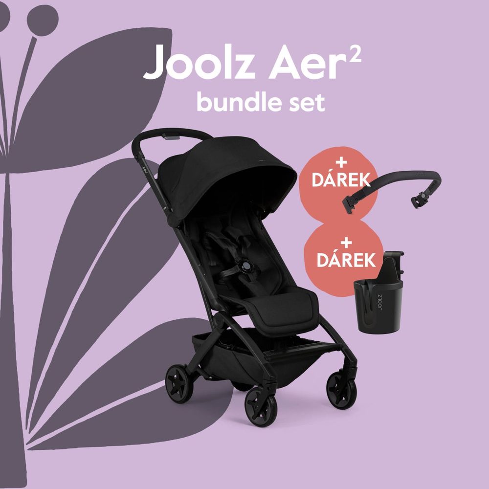 Joolz AER2 kočárek BUNDLE SET Space black