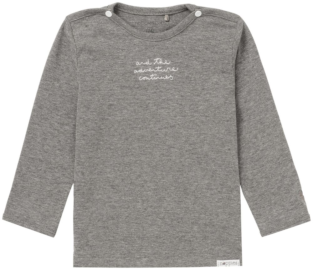 Noppies Longsleeve Puck Anthracite Melange