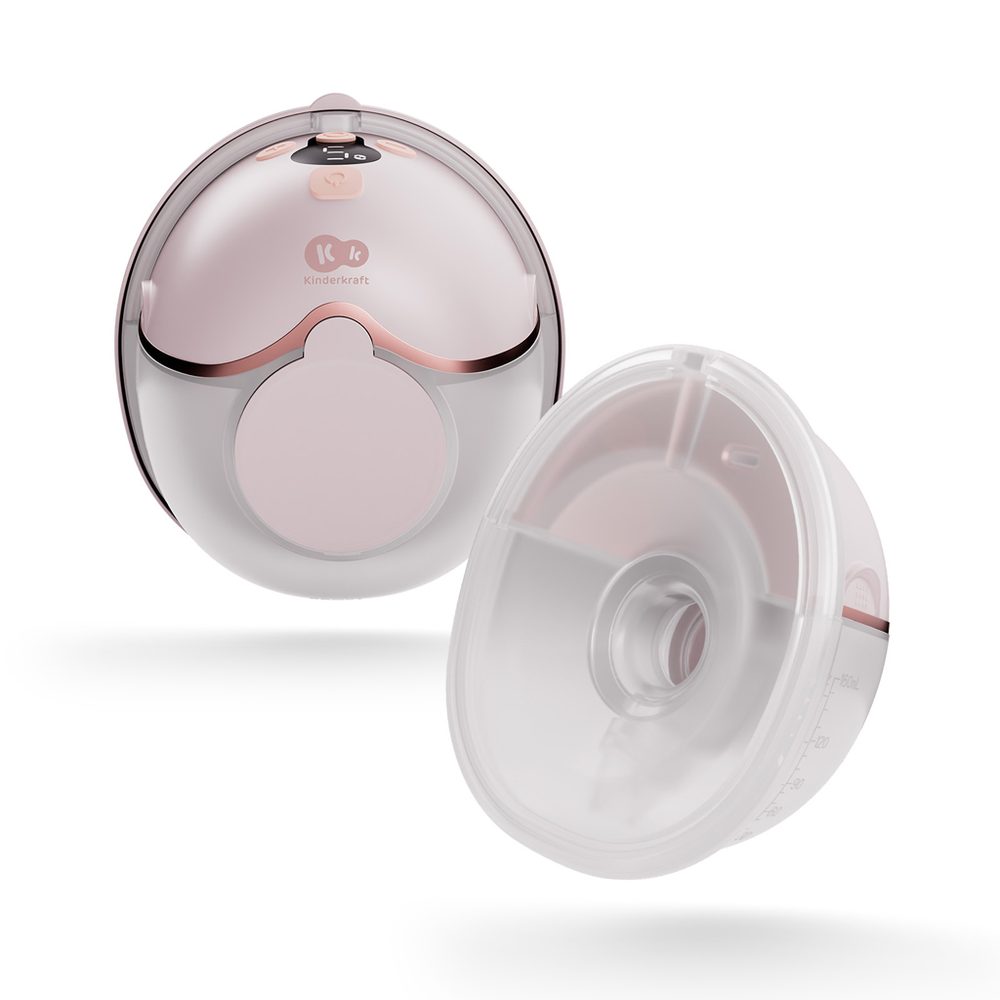 KINDERKRAFT Odsávačka mateřského mléka Single Hands-free Mamaflow - Pink