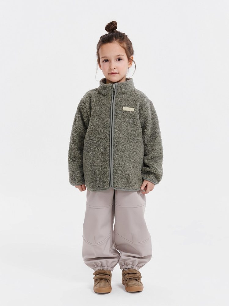 LEOKID Fleecová bunda Theo Vetiver Green vel. 104 (obrázek 14)