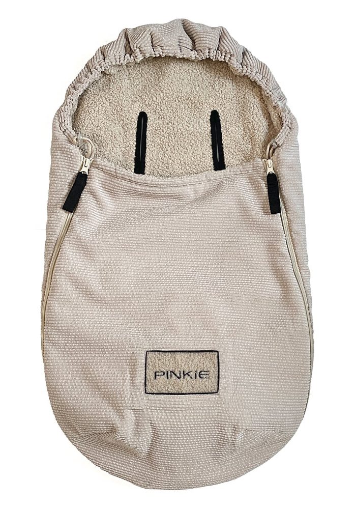 Pinkie fusak Fur Teddy Cream 0-12 měsíců - autosedačky