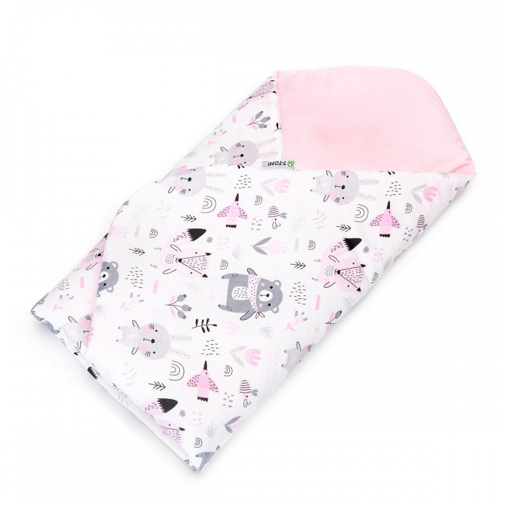T-Tomi Rychlozavinovačka VELVET - Pink Bears