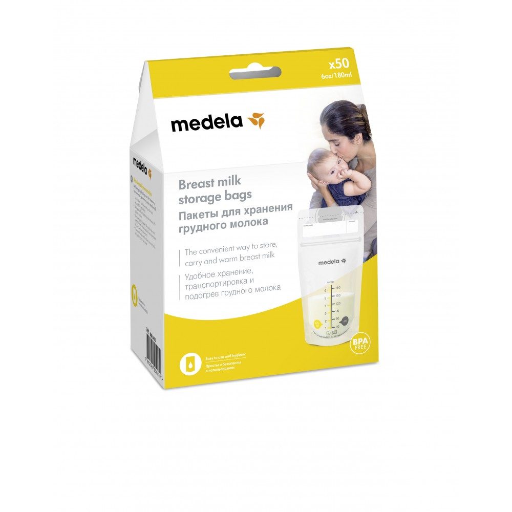Medela Sáčky na skladování mateřského mléka 180ml - 50 ks