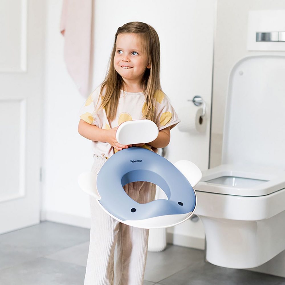 KINDSGUT Sedátko na WC Velryba Holubí modř (obrázek 7)
