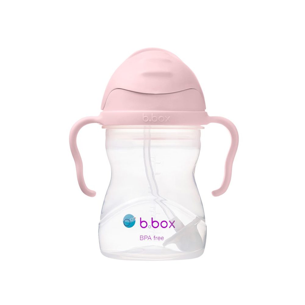 b.box Hrneček s brčkem - GELATO růžový 240 ml