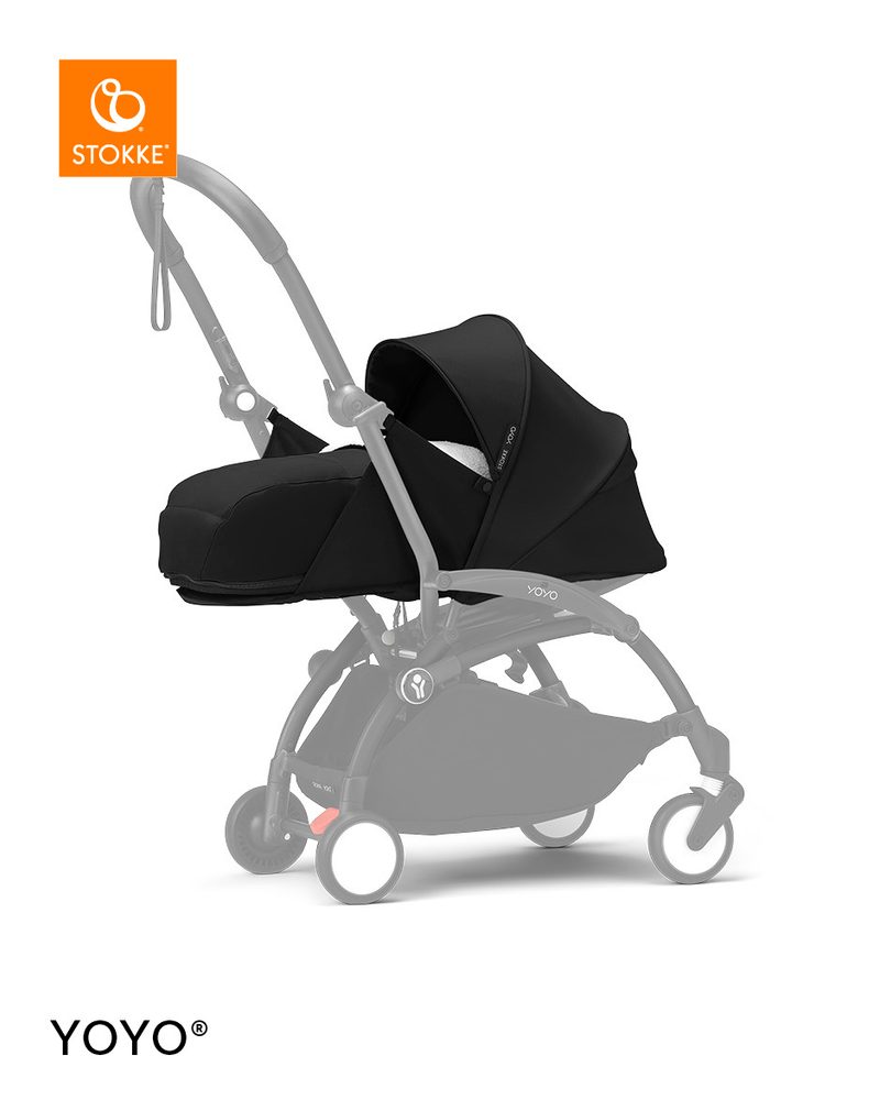 Stokke YOYO³ 0+ novorozenecká sada - Black - korbičky