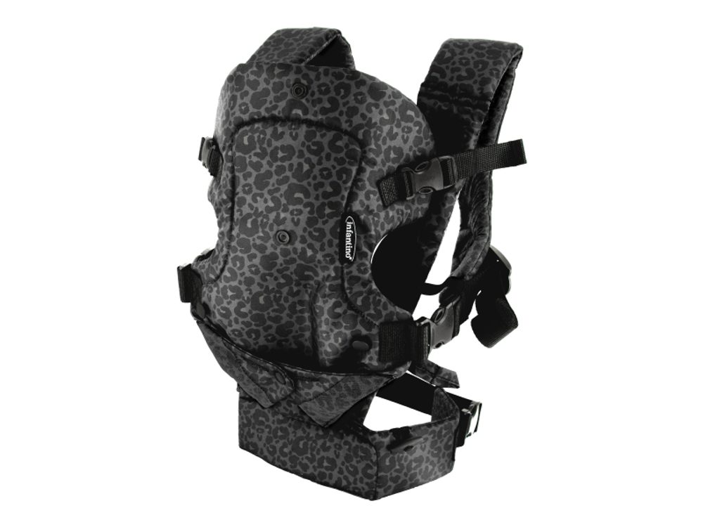 Infantino Nosítko Flip 4v1 Convertible Leopard Black