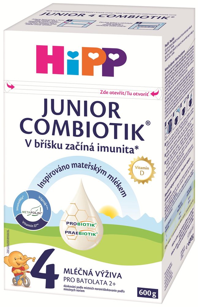 HiPP Batolecí mléko HiPP 4 Junior Combiotik 600g