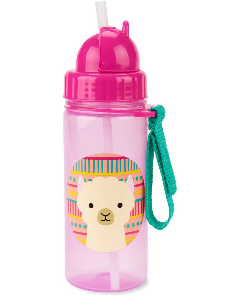 Skip Hop Zoo Hrnek s brčkem PP bez PVC a BPA 12m+ - Lama