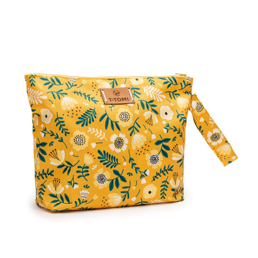 T-Tomi Big Baggie - Mustard flowers
