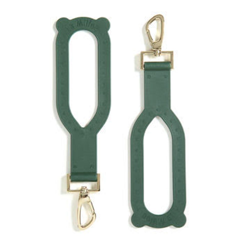 La Millou HANGERS Háčky na kočárek 2ks - KHAKI - GOLD