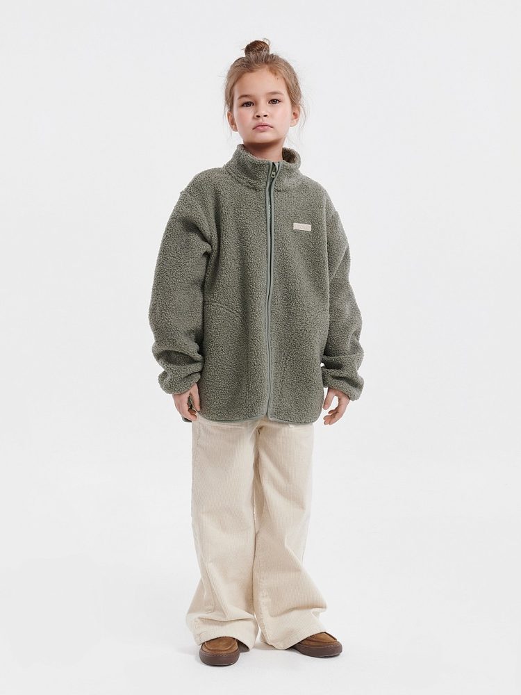 LEOKID Fleecová bunda Theo Vetiver Green vel. 104 (obrázek 16)