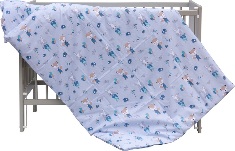 Scarlett Souprava do postýlky 2-dílná Leti modrá 135x100cm