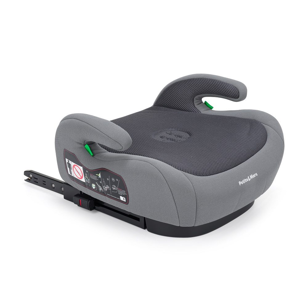 PETITE&MARS Podsedák Optimus Pro i-Size Black Air 125 - 150 cm (22-36 kg) - autosedačky