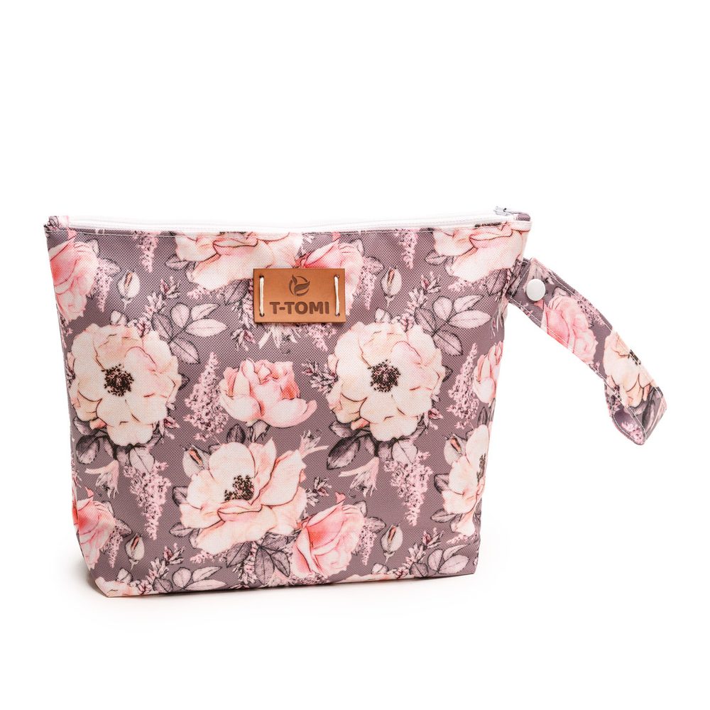 T-Tomi Big Baggie - Grey flowers