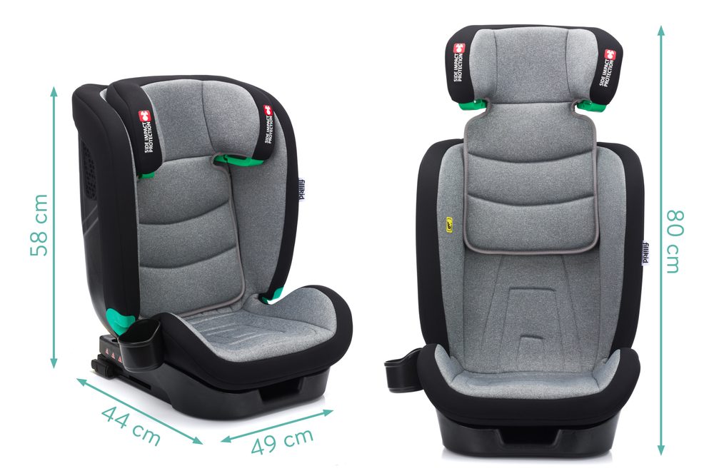 Fillikid Autosedačka Eli Pro Isofix i-size 100-150 cm grey (obrázek 9)