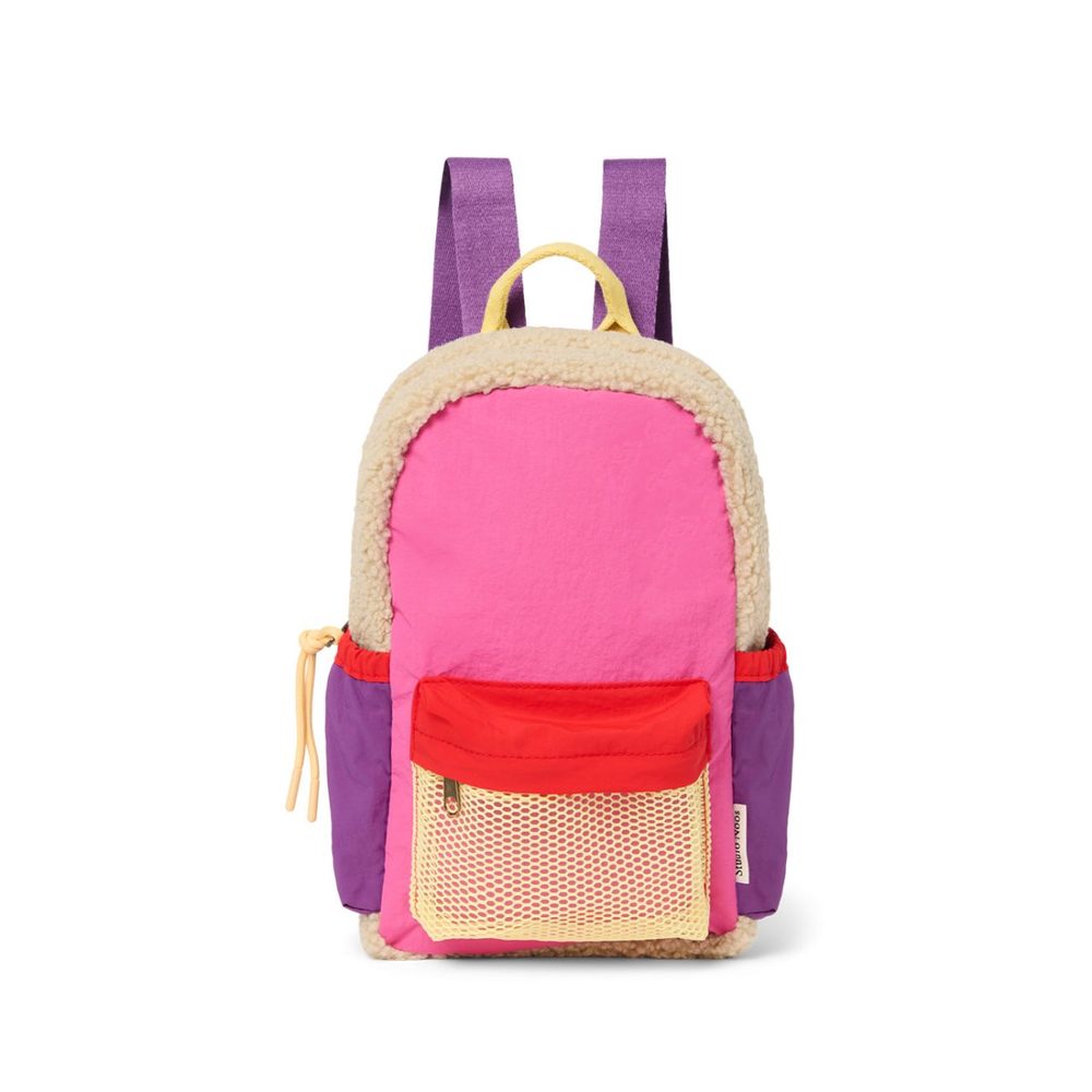 Studio Noos Packwork Mini BACKPACK - batůžek Bright Pink