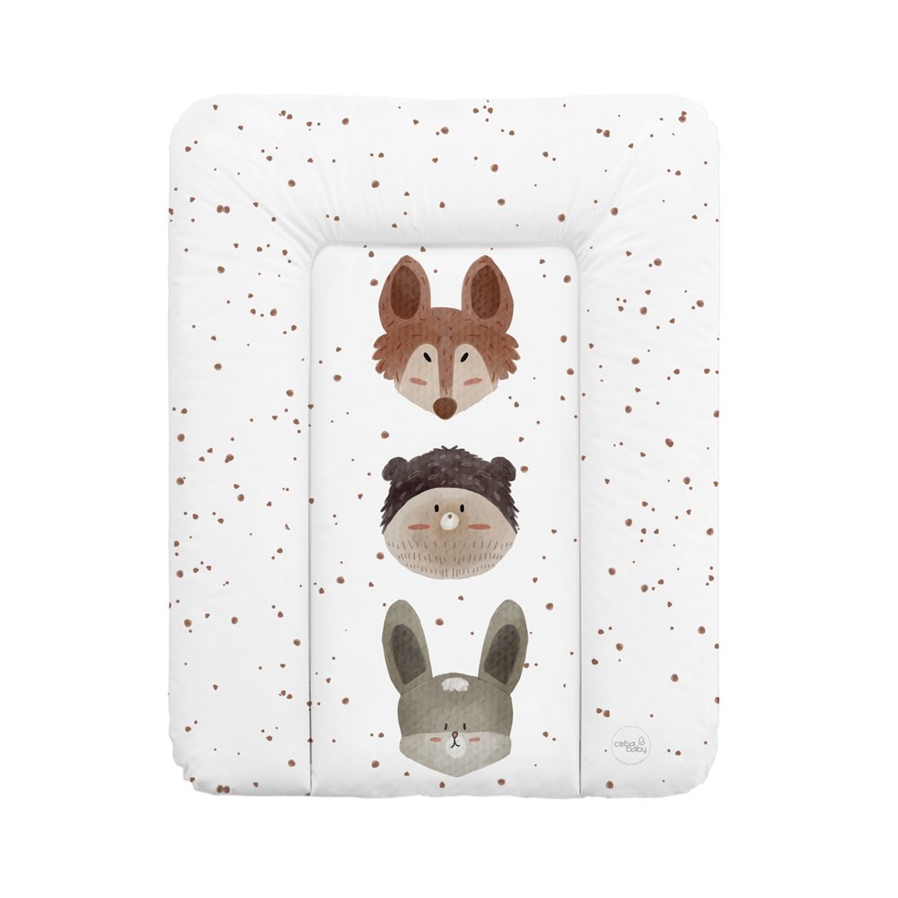 CEBA BABY Podložka přebalovací měkká malá (50x70) Basic - Cute Animals