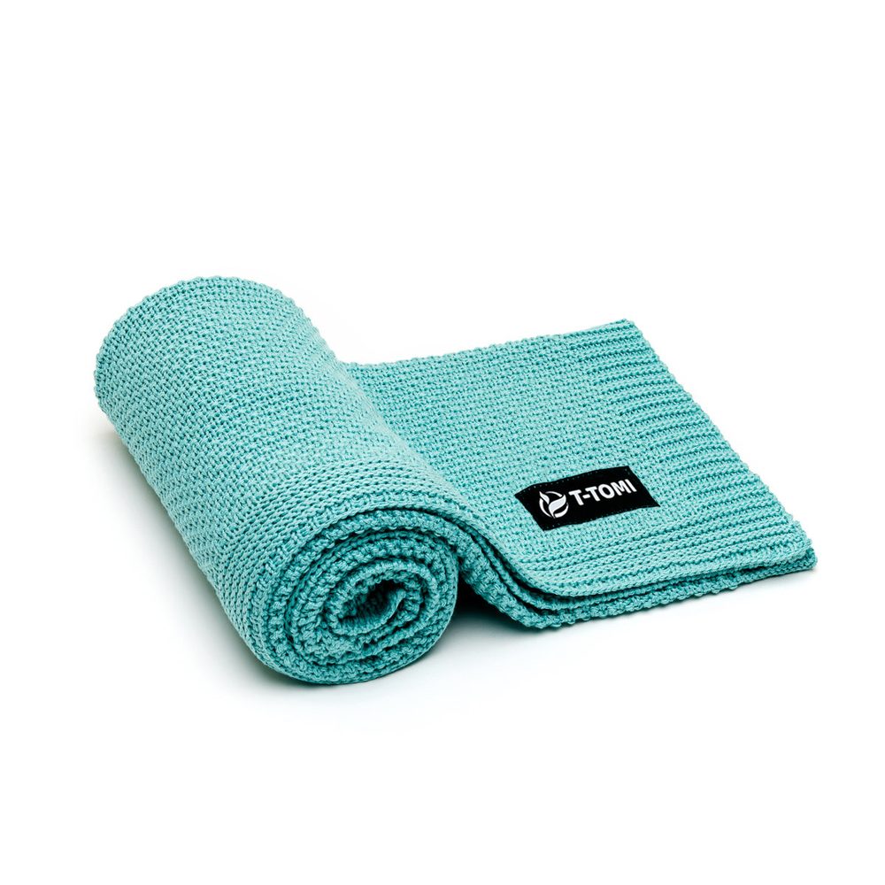 ESECO Pletená deka 80x100cm - mint