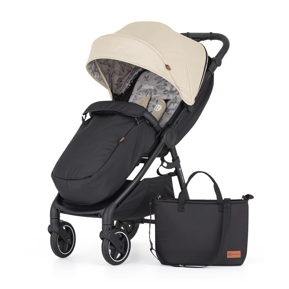 PETITE&MARS Kočárek sportovní Royal3 Black Dense Honey - PETITE&MARS Kočárek sportovní Royal3 Black Sahara Beige