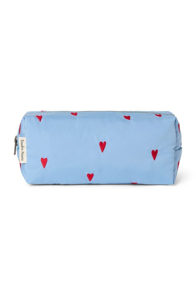 Studio Noos Puffy POUCH kabelka Light Blue Hearts