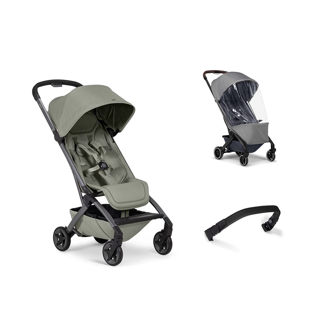 Joolz AER2 set kočárek + madlo + pláštěnka - Sage Green