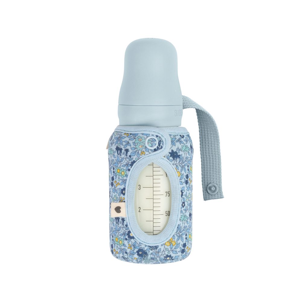 BIBS x Liberty obal na lahev malý - Baby Blue