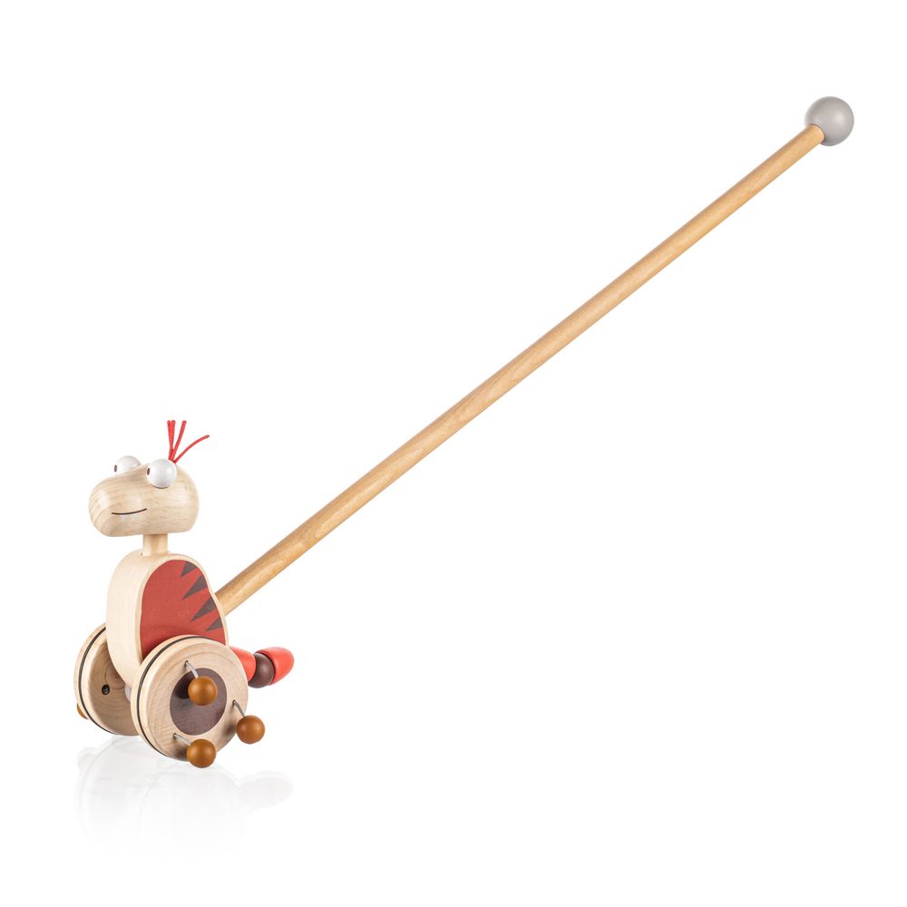 Zopa Dřevěný jezdík Dinosaurus Red