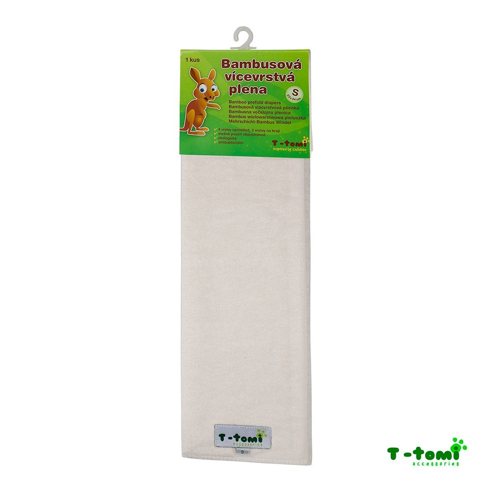 T-TOMI BIO Vícevrstvá bambusová plena, vel. S