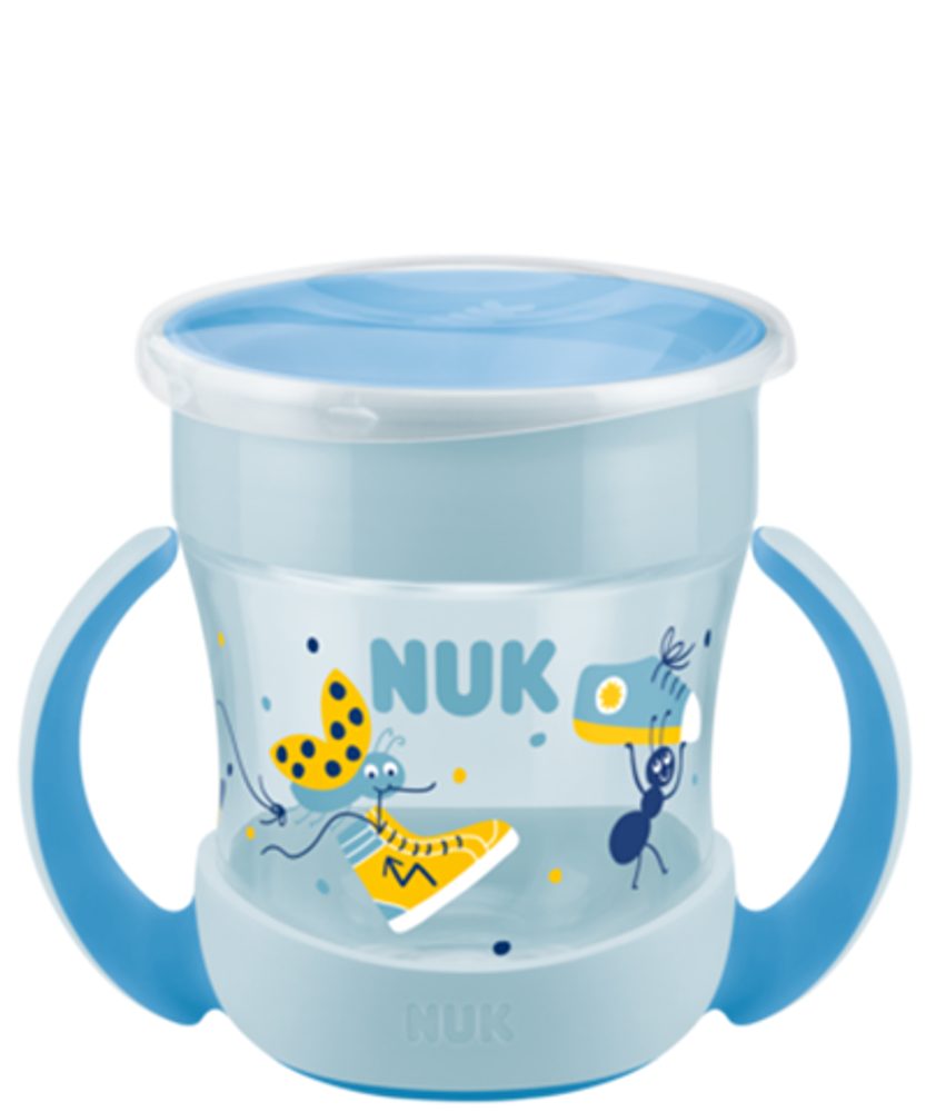 NUK hrnek Mini Magic Cup 160ml - modrý