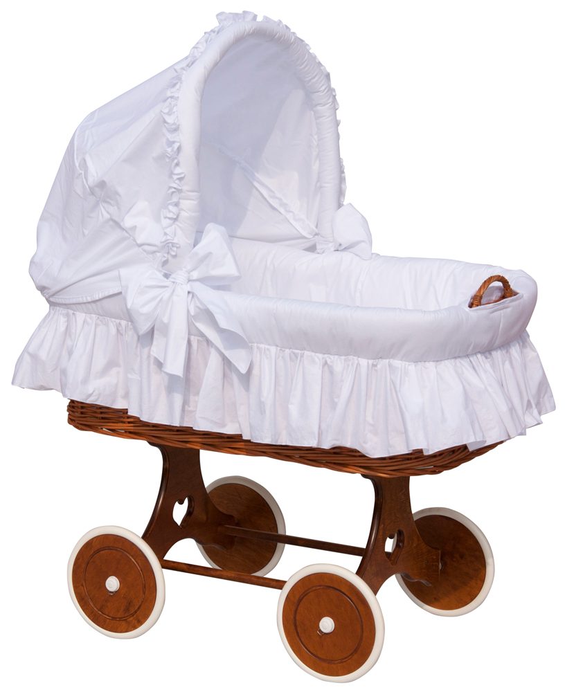 Scarlett Boudička k proutěnému koši Péťa bílá