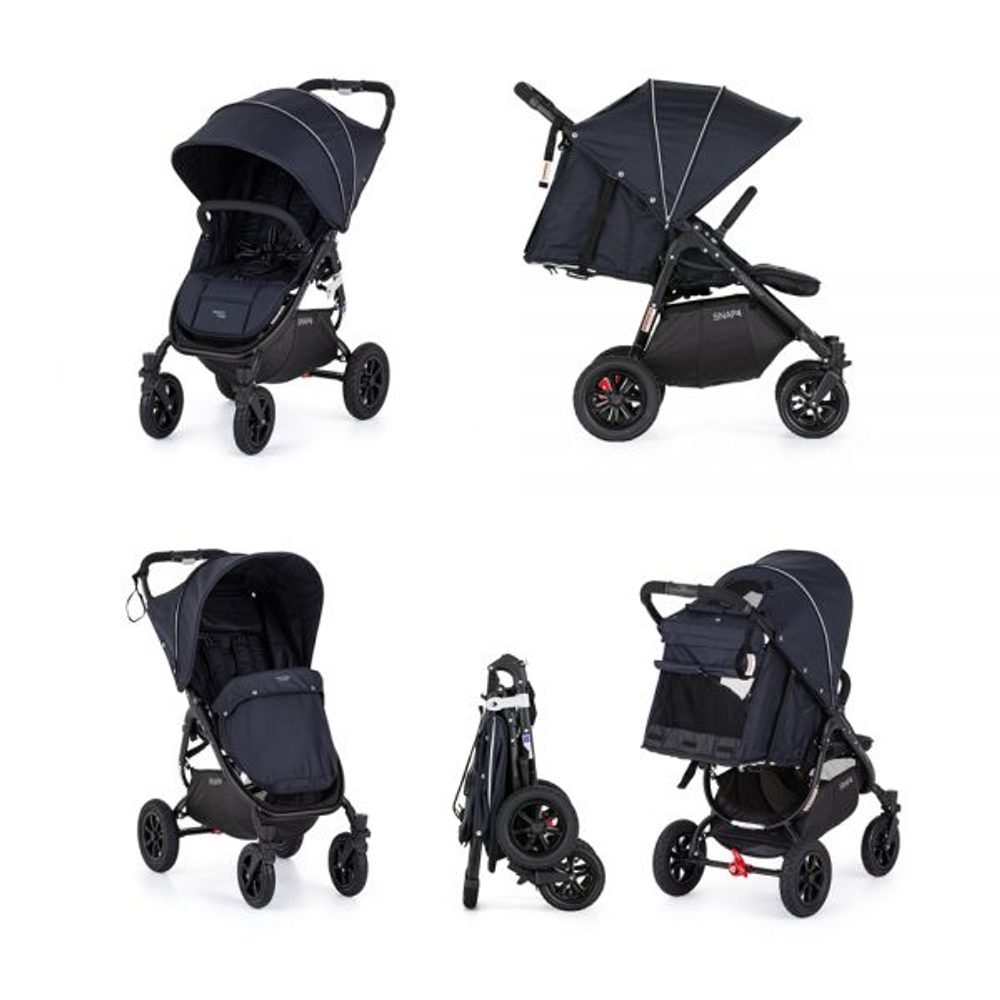 valco baby Snap 4 Sport Flat Matte LTD Edition Deep Blue - sportovní kočárky