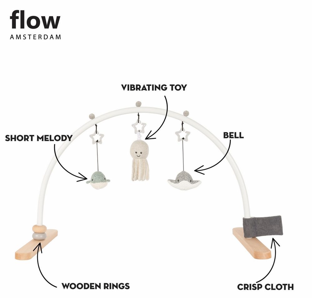 FLOW Hrazdička Baby Gym Ocean (obrázek 4)