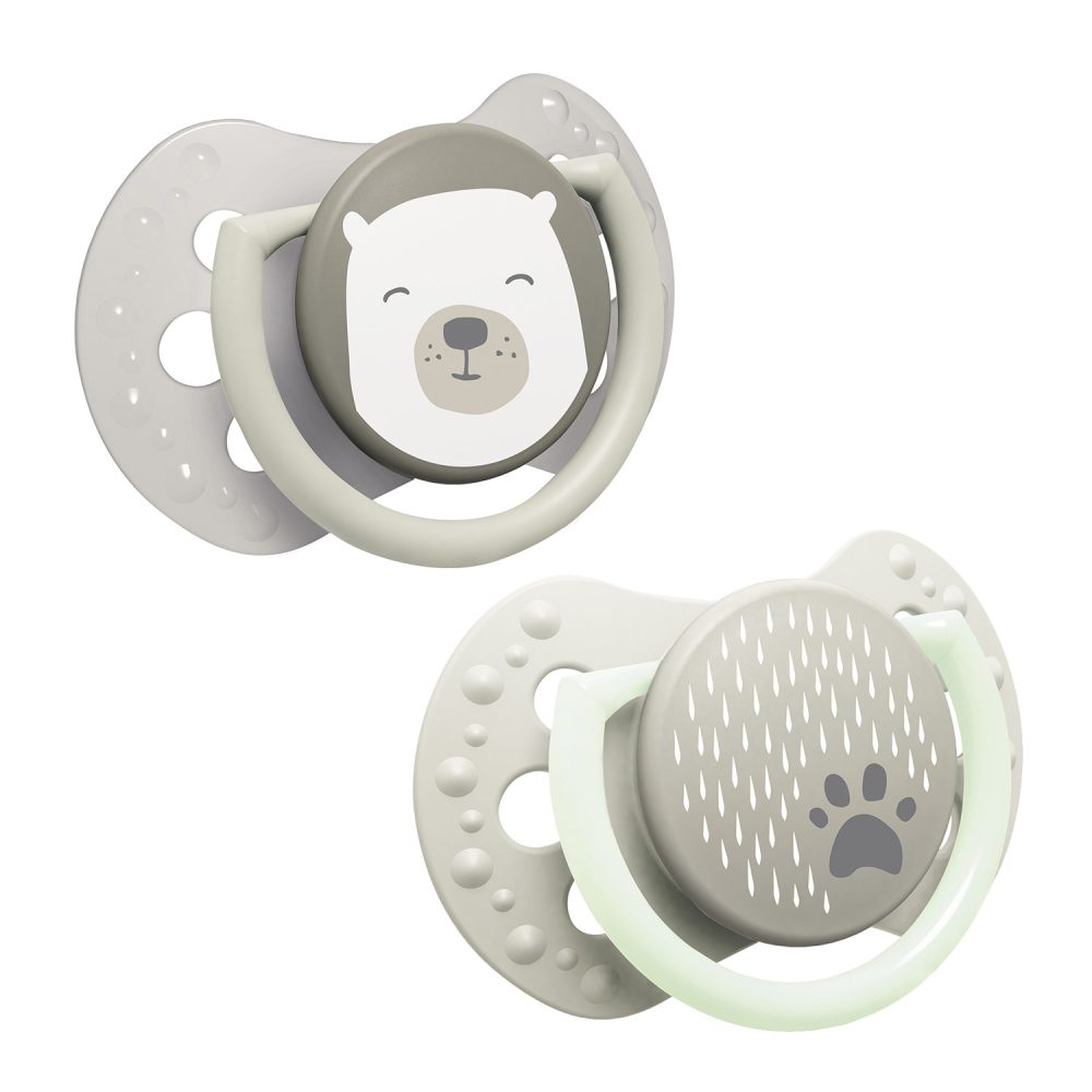 LOVI Dudlík silikonový dynamický  BUDDY BEAR 0-2m 2ks