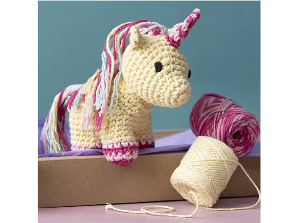 Creativ Company Sada na háčkování Amigurumi jednorožec (obrázek 5)