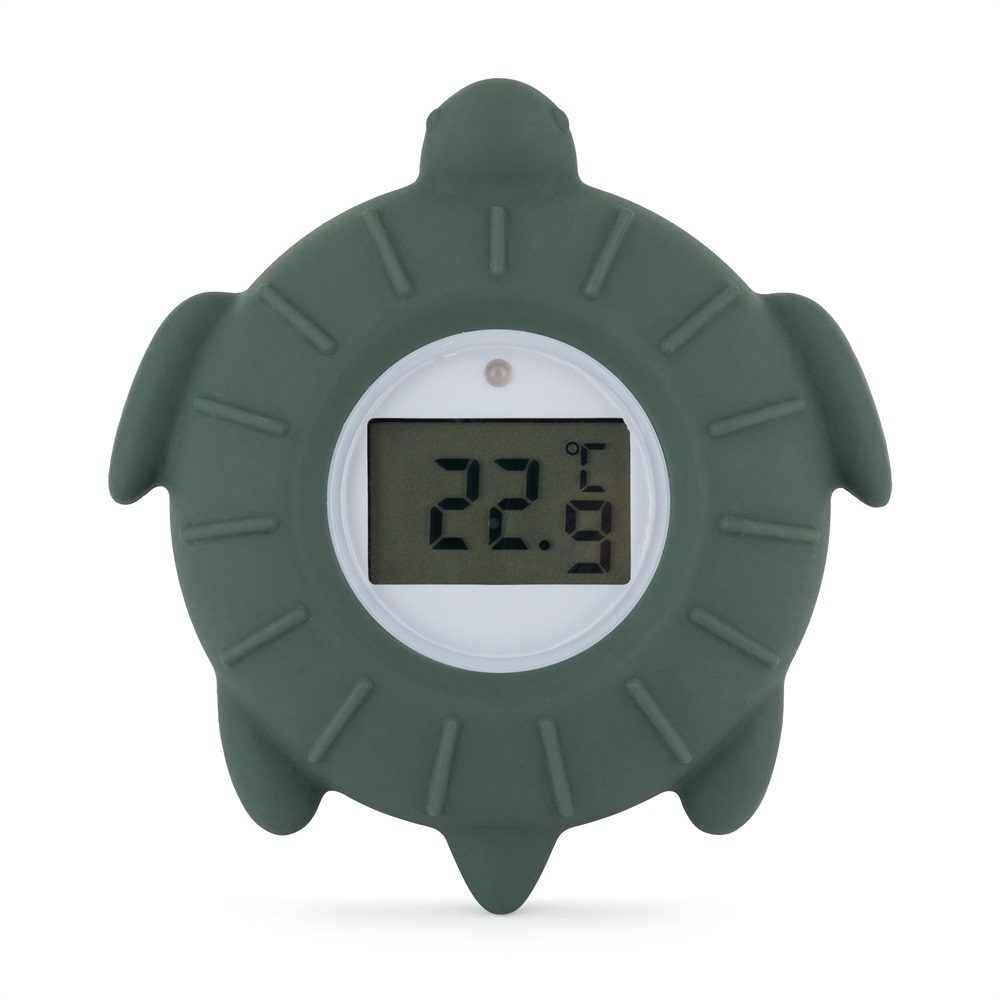 PETITE&MARS Teploměr silikonový digitální Turtle Terry Misty Green 0m+ - PETITE&MARS Teploměr silikonový digitální Turtle Terry Misty Green 0m+