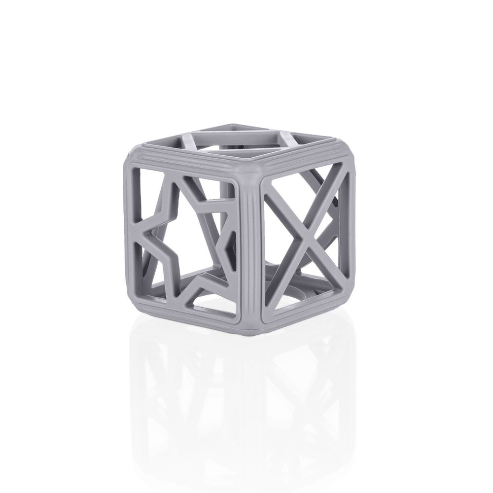 Silikonové kousátko Square – holubí šedá